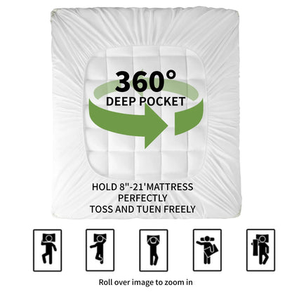 🌿Extra Thick Soft Mattress Protector